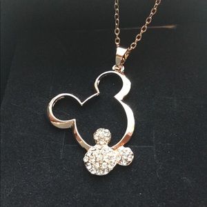Rose Gold Plated Crystal Necklace